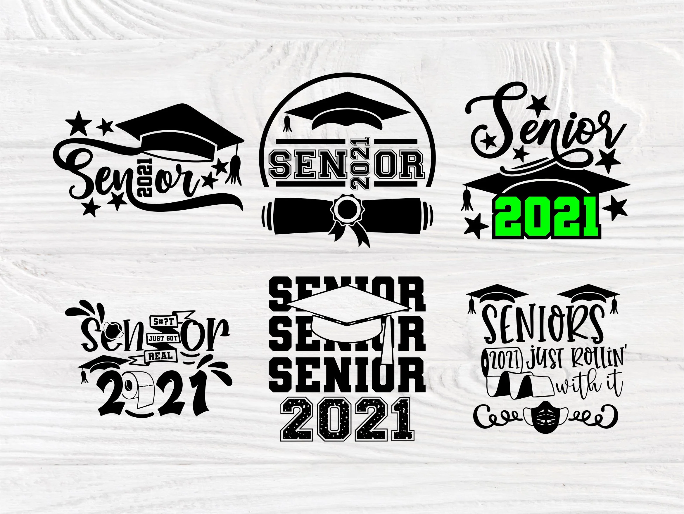 Senior Class of 2021 SVG Bundle, Graduation Svg - Image 5