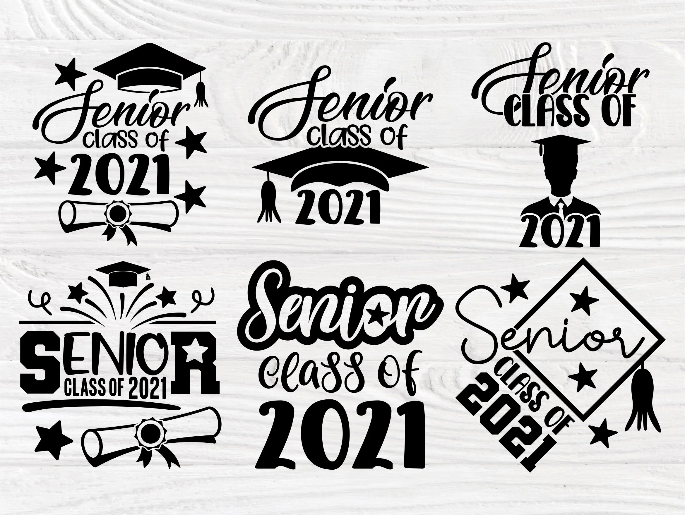 Senior Class of 2021 SVG Bundle, Graduation Svg - Image 2