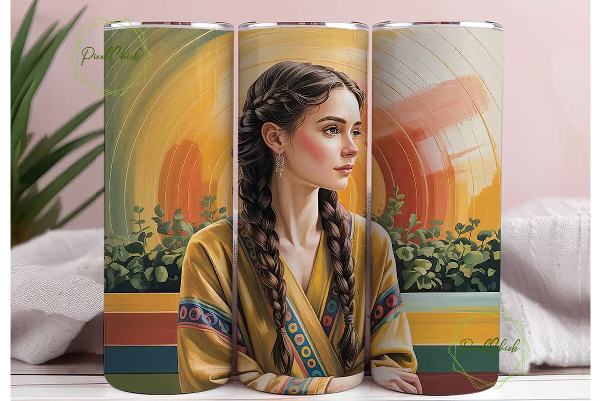 Serene Woman 20oz Tumbler Wrap - Image 3