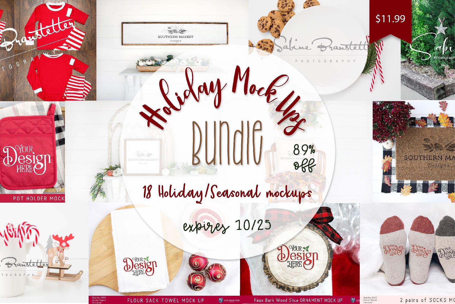 Holiday Mock Ups Bundle