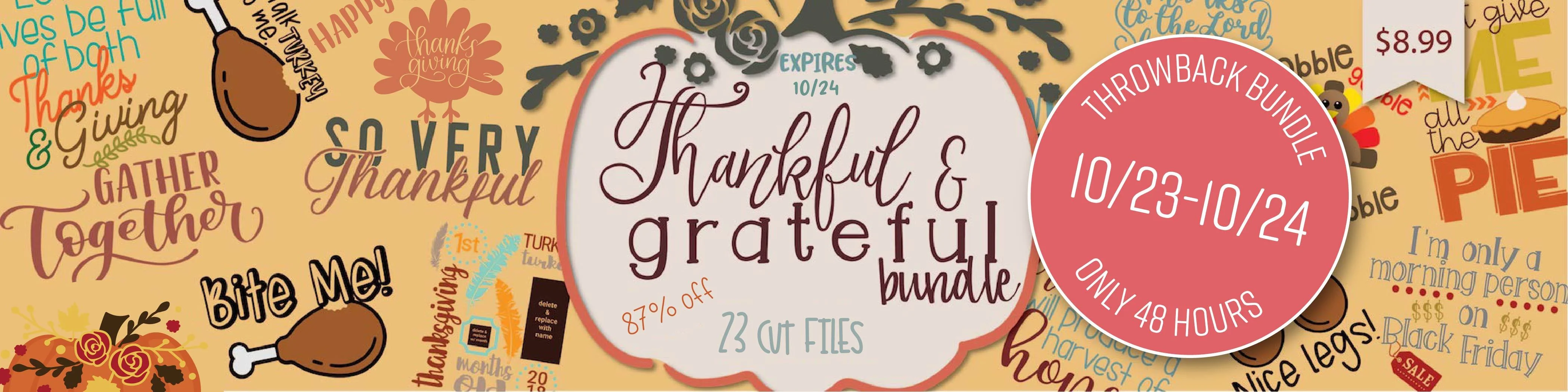 2 DAY Return: Thankful and Grateful Bundle - Image 2