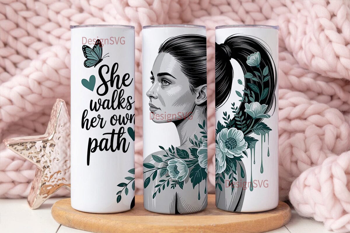 She Walks Her Own Path 20oz Tumbler