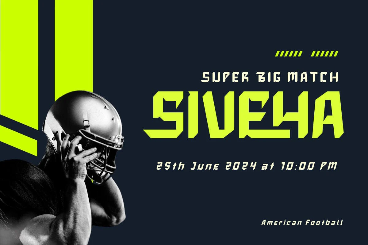 Slaxing - Sporty Display Font - Image 8
