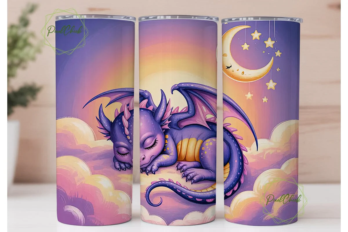 Sleeping Dragon 20oz Tumbler Wrap