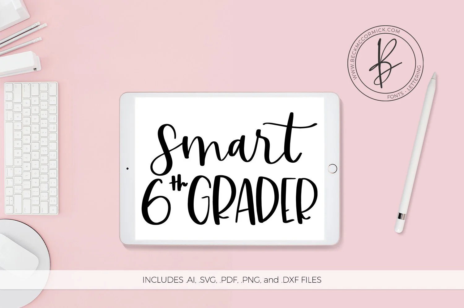 Smart Sixth Grader SVG