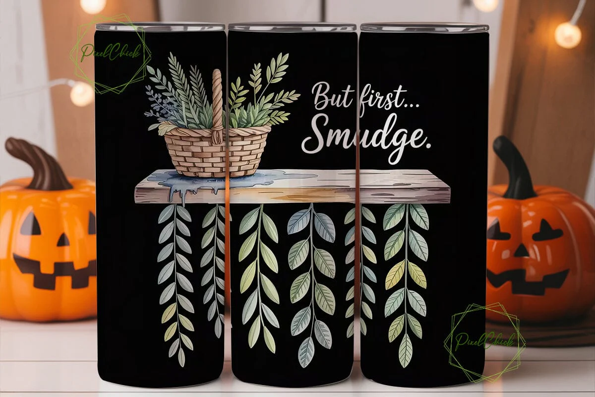 Smudge Kit 20oz Tumbler Wrap - Image 2