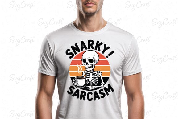 Snarky Funny Skeleton Coffee Sarcasm Png - Image 3