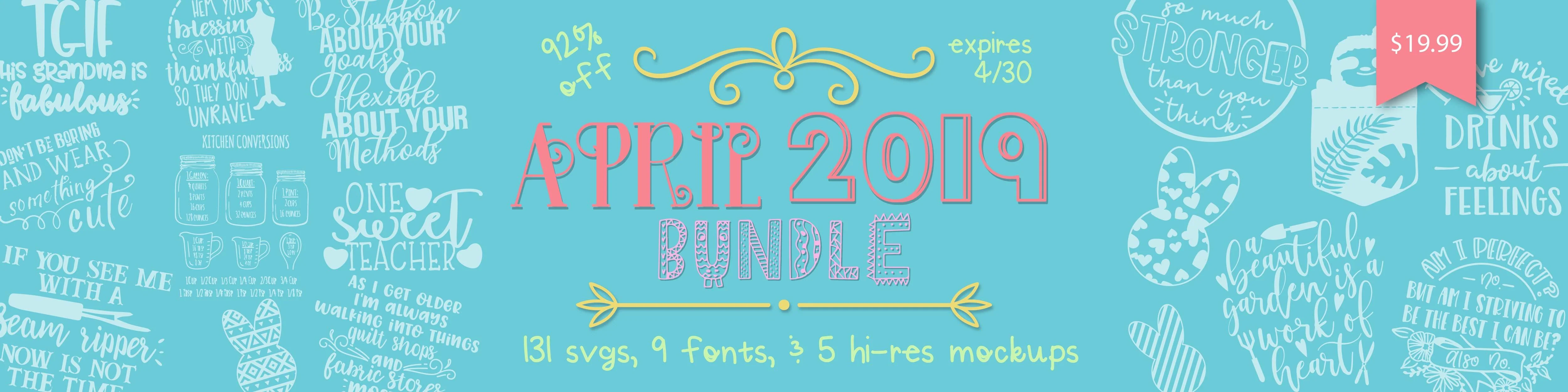 So Fontsy April 2019 Bundle - Image 2
