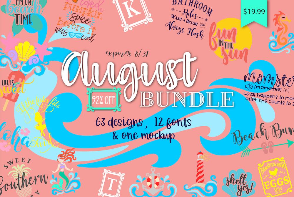 So Fontsy August 2018 Bundle