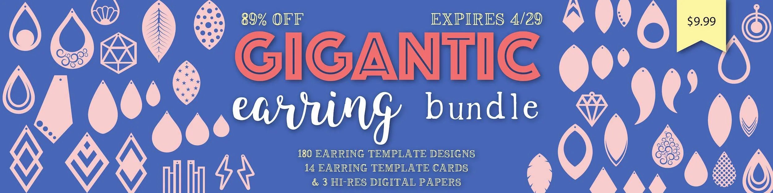 Gigantic Earring SVG Design Bundle - Image 2