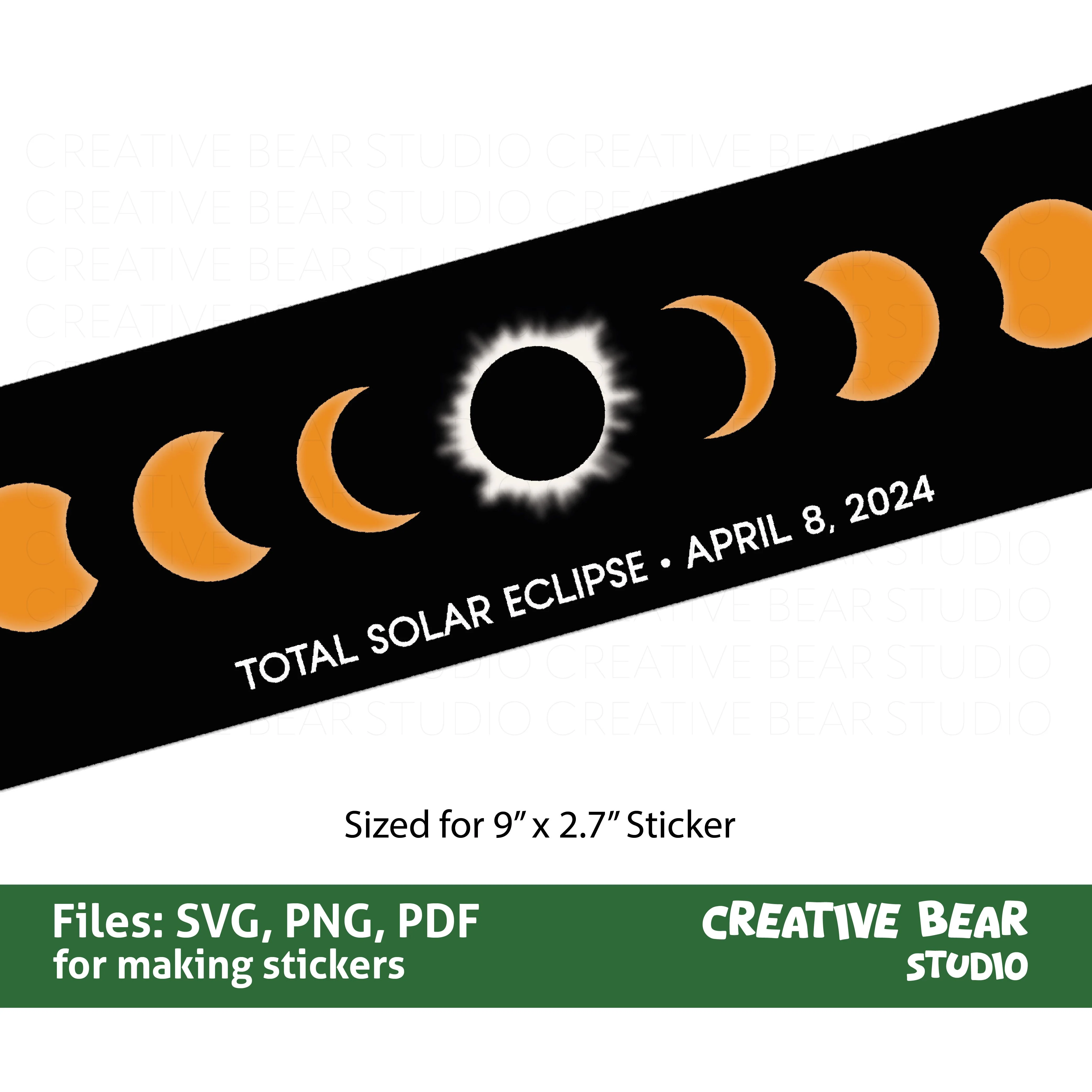 Solar Eclipse 2024 Sticker Bundle - Image 4