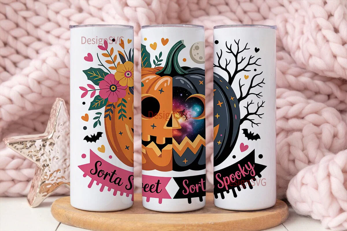 Sorta Sweet & Spooky Tumbler Wrap