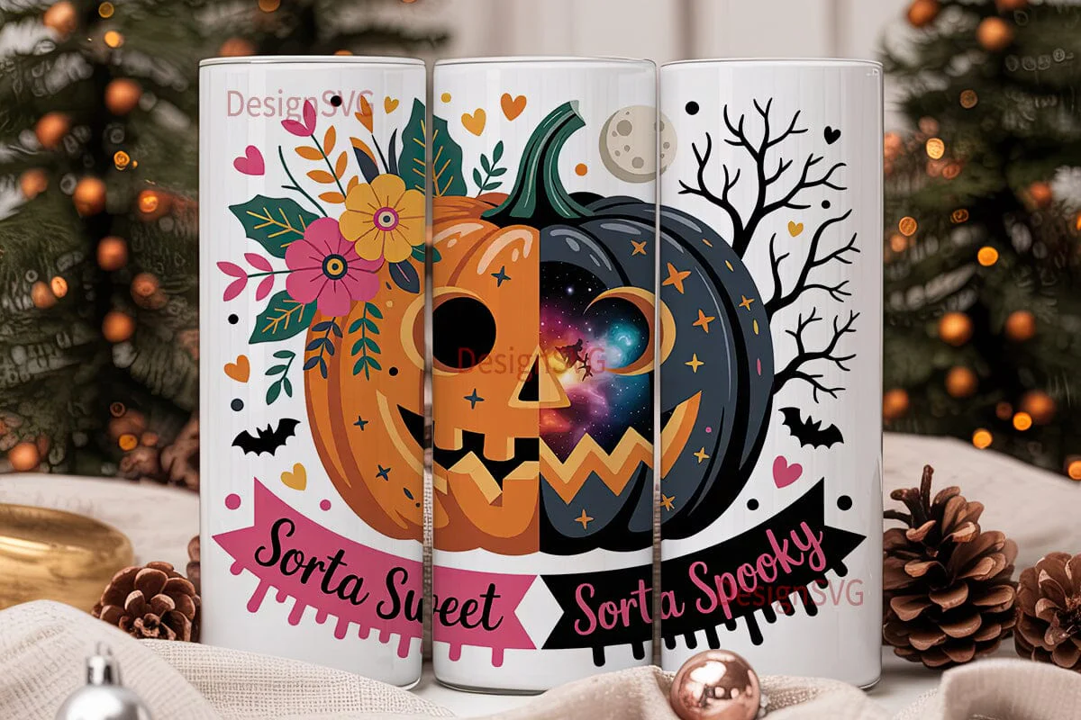 Sorta Sweet & Spooky Tumbler Wrap - Image 2