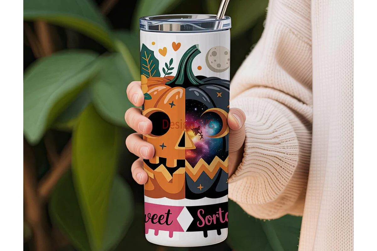 Sorta Sweet & Spooky Tumbler Wrap - Image 3