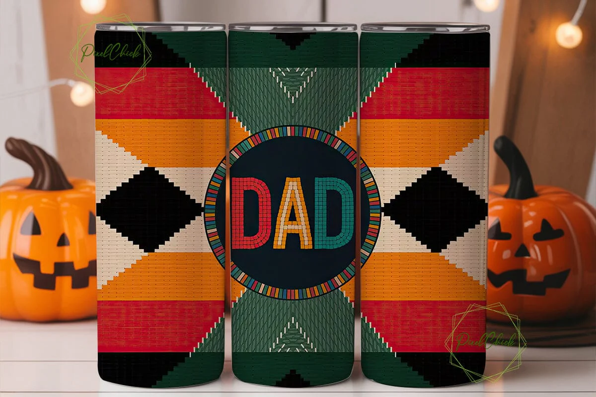Southwestern Dad 20oz Tumbler Wrap - Image 2
