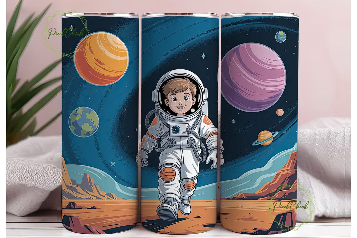 Space Explorer 20oz Tumbler Wrap - Image 3