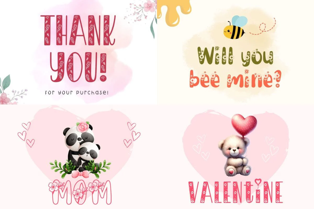 Special Deco Flower Font Bundle - Image 7