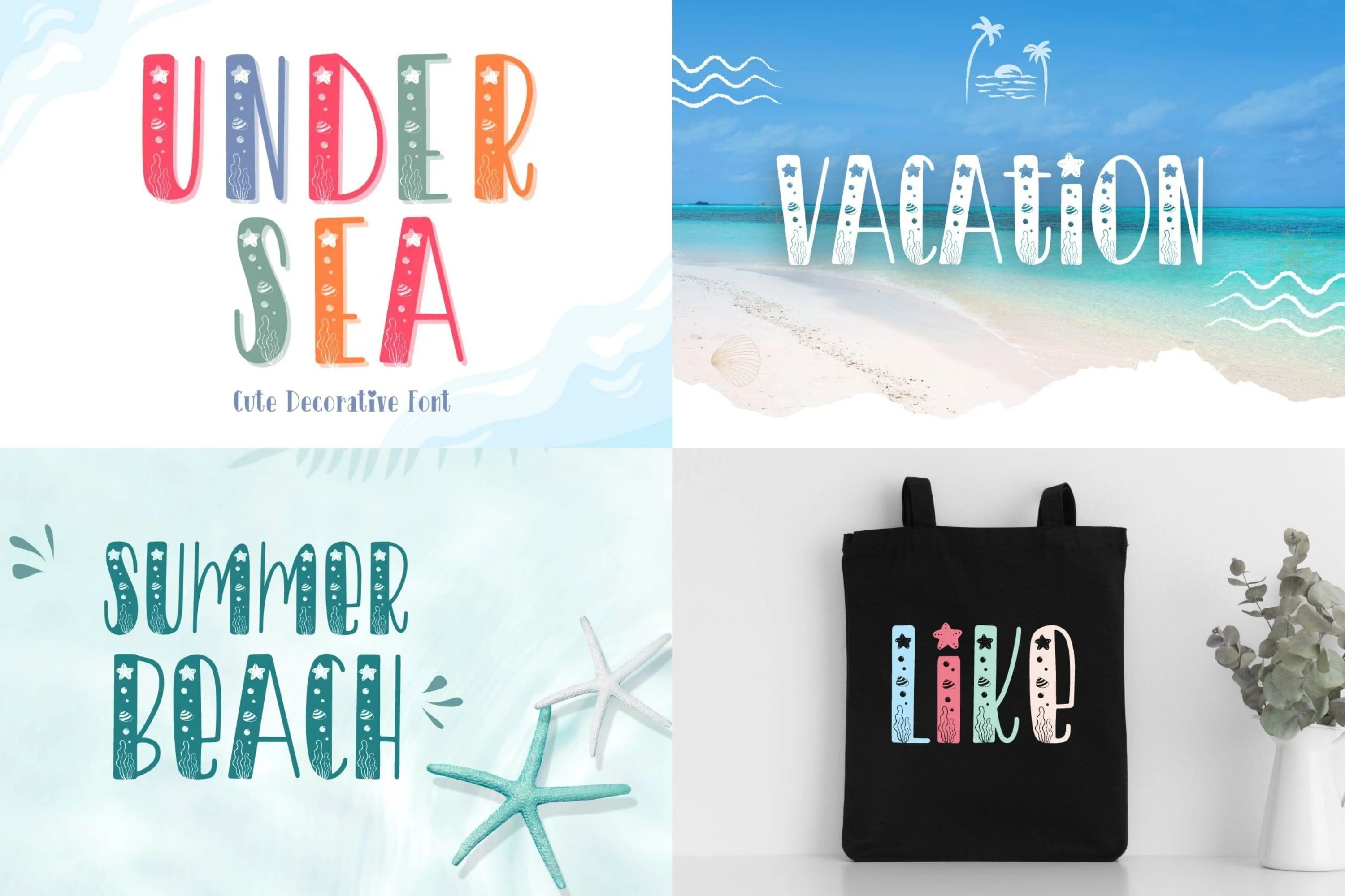 Special Summer Font Bundle - 22 Cute Display Fonts - Image 5