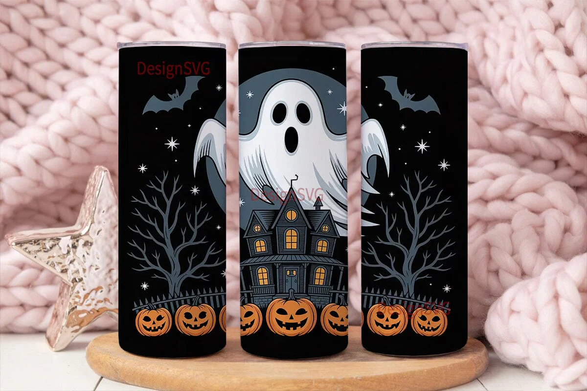 Spooky Halloween Tumbler Wrap