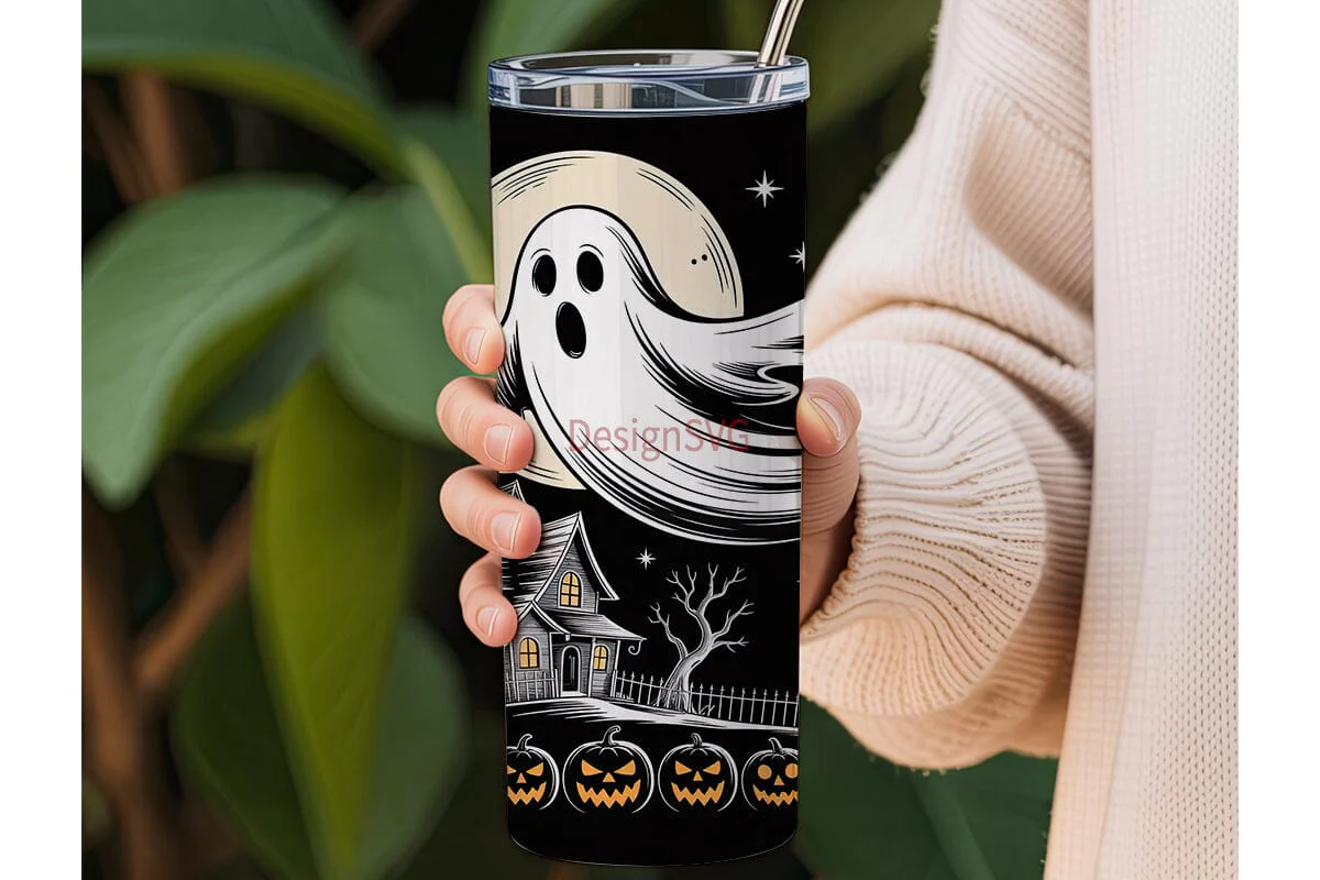 Spooky Halloween Tumbler Wrap - Image 3