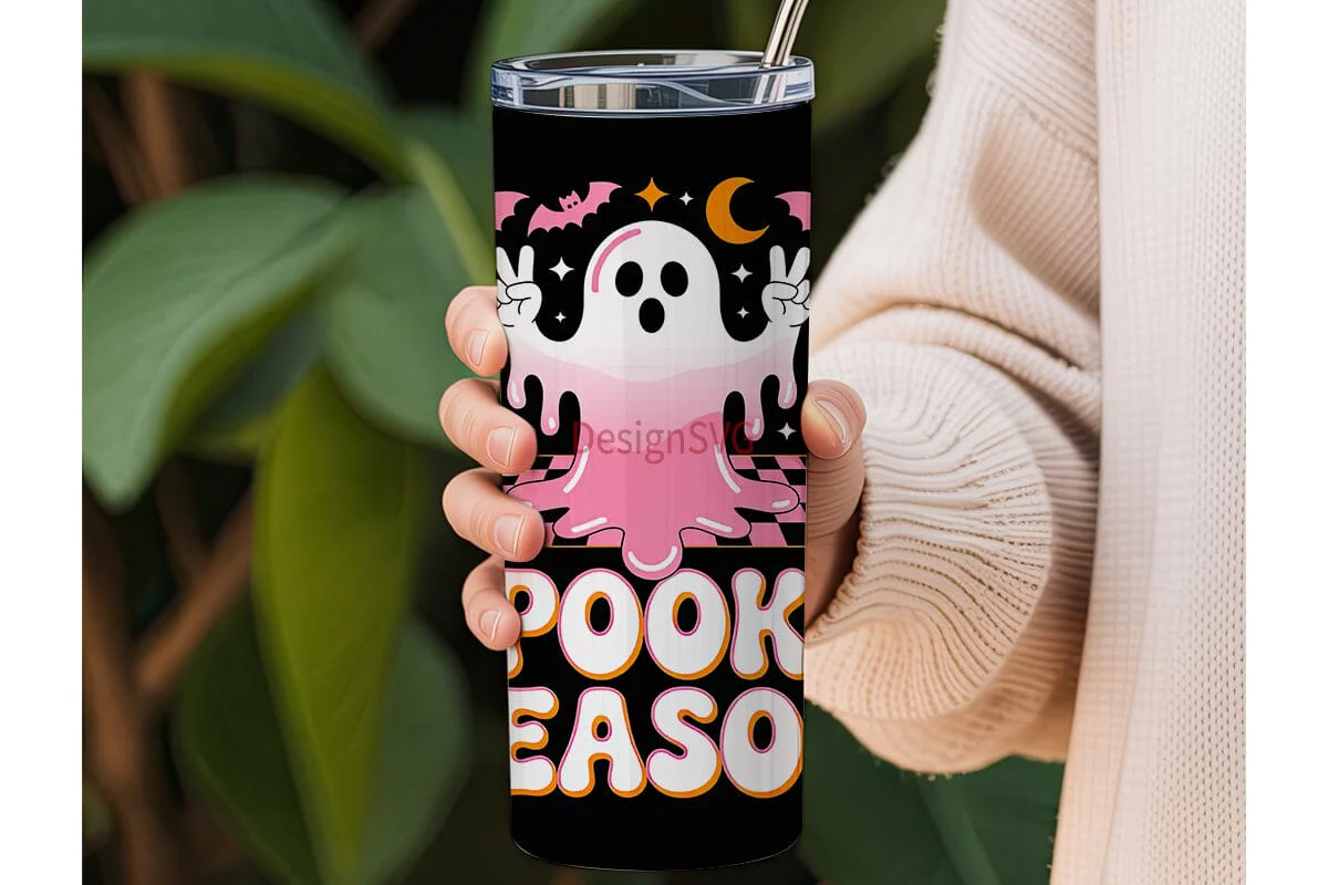 Spooky Season 20oz Tumbler Wrap - Image 3