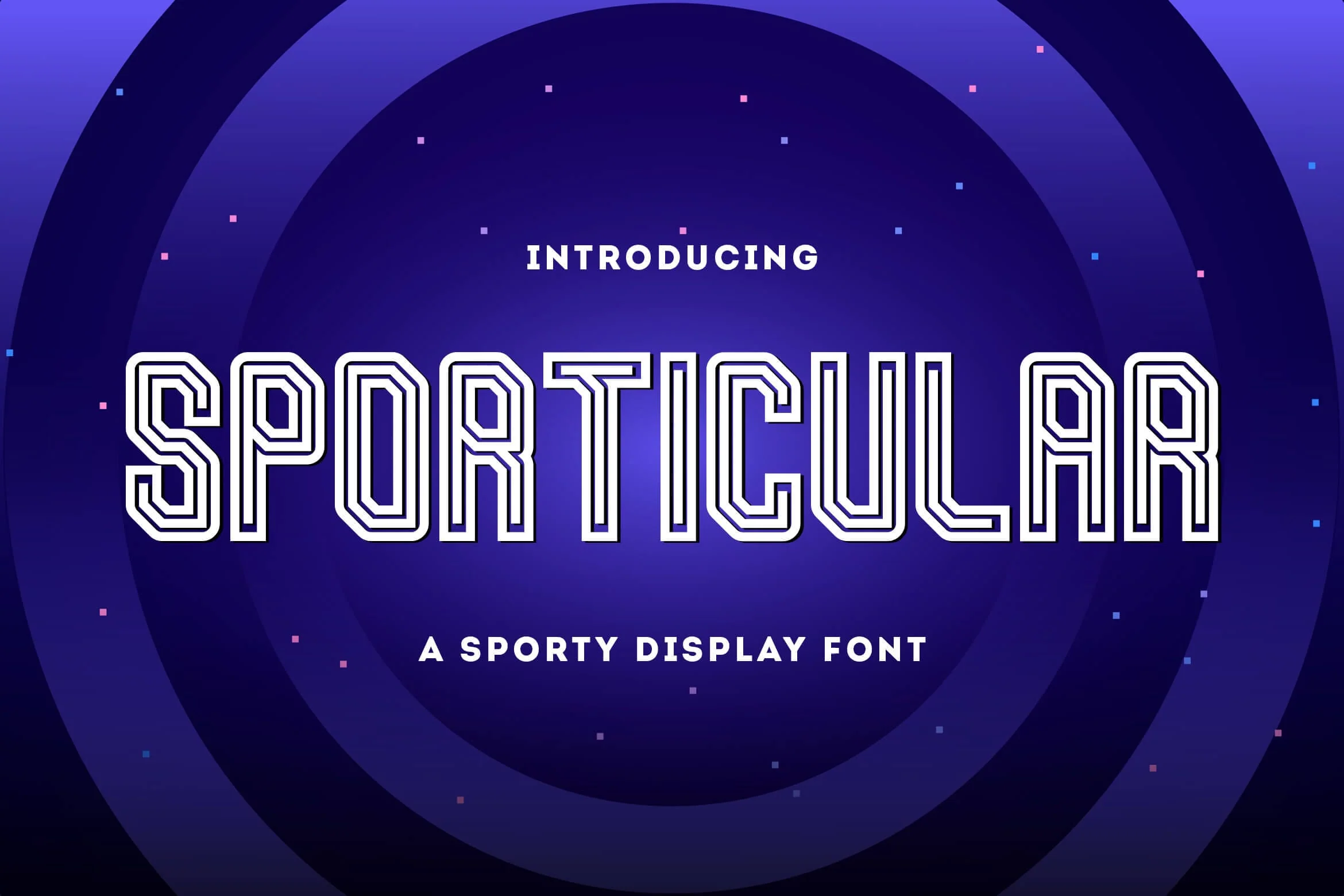 Sporticular - Sporty Display Font