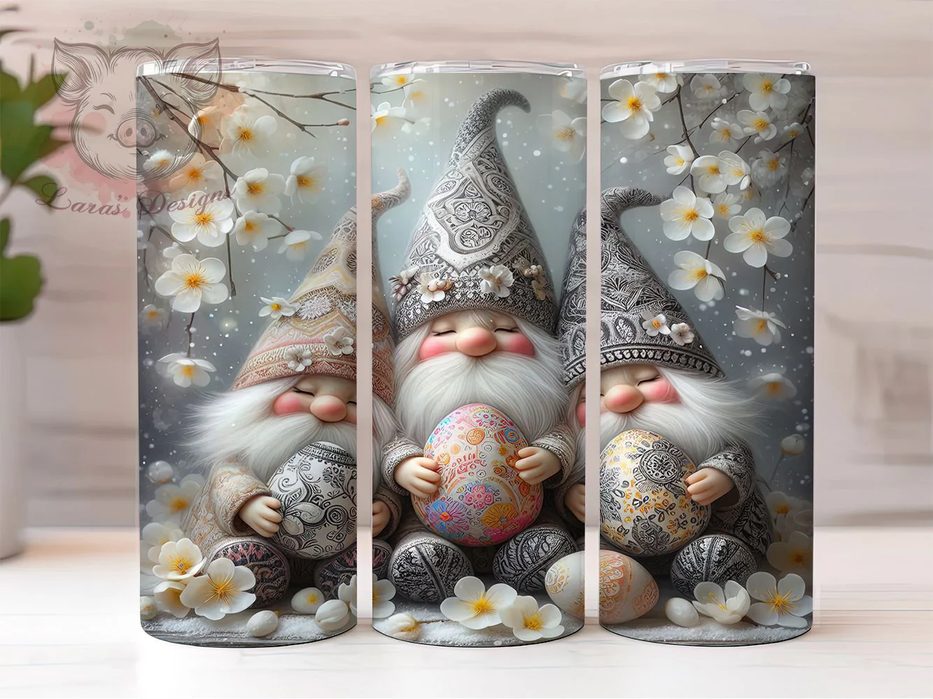 Spring Easter Gnome Tumbler, Spring Tumbler Design, Stylish 20oz Wrap, Sublimation Design, Trendy Gift Idea, Holiday Gnome Wrap, Festive Easter Tumbler