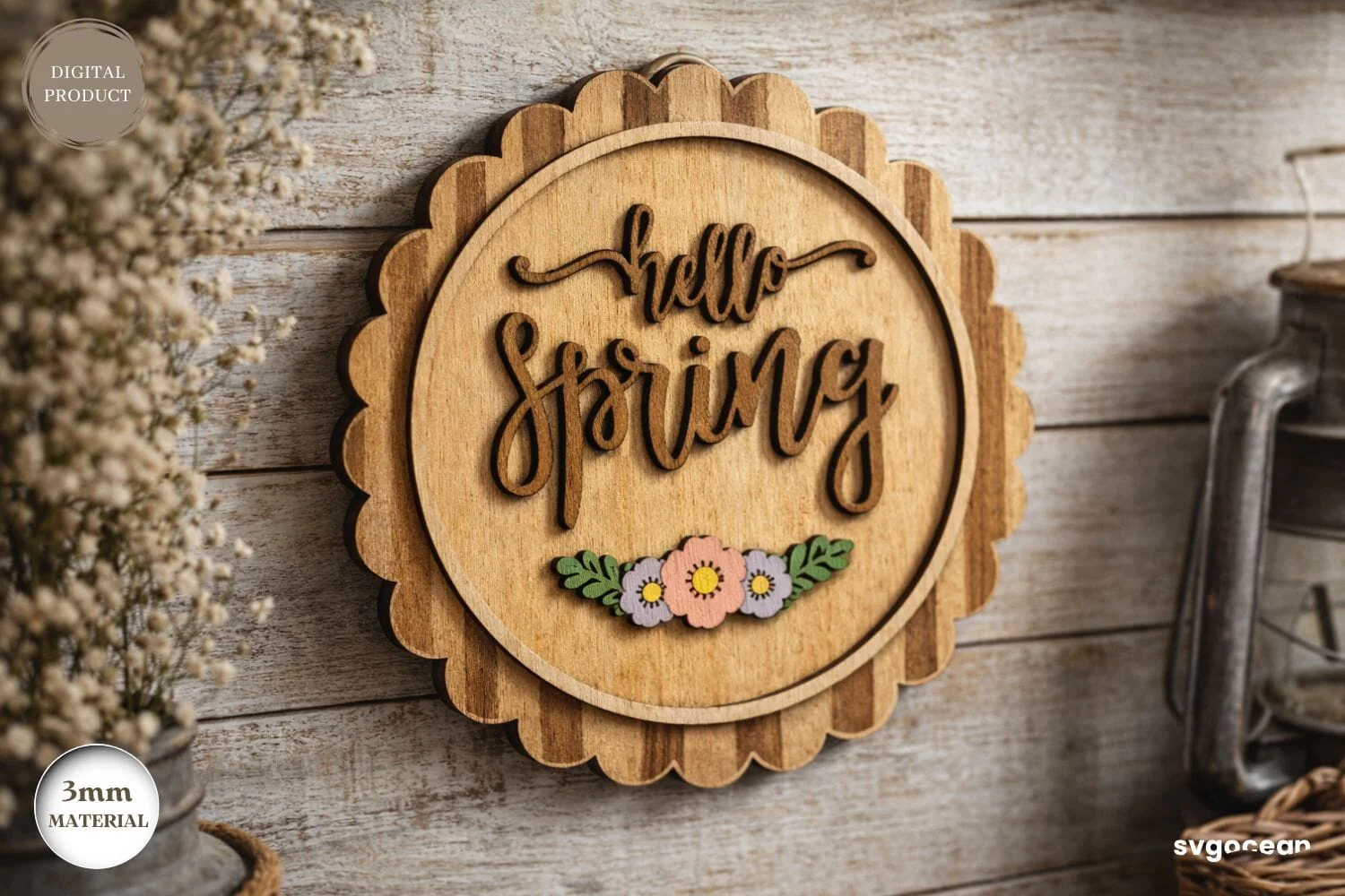 Spring Wall Signs Laser Cut Bundle - Image 3