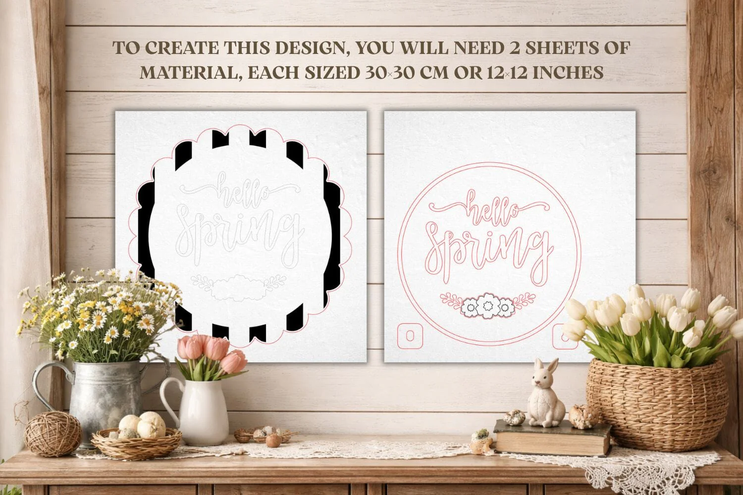 Spring Wall Signs Laser Cut Bundle - Image 4