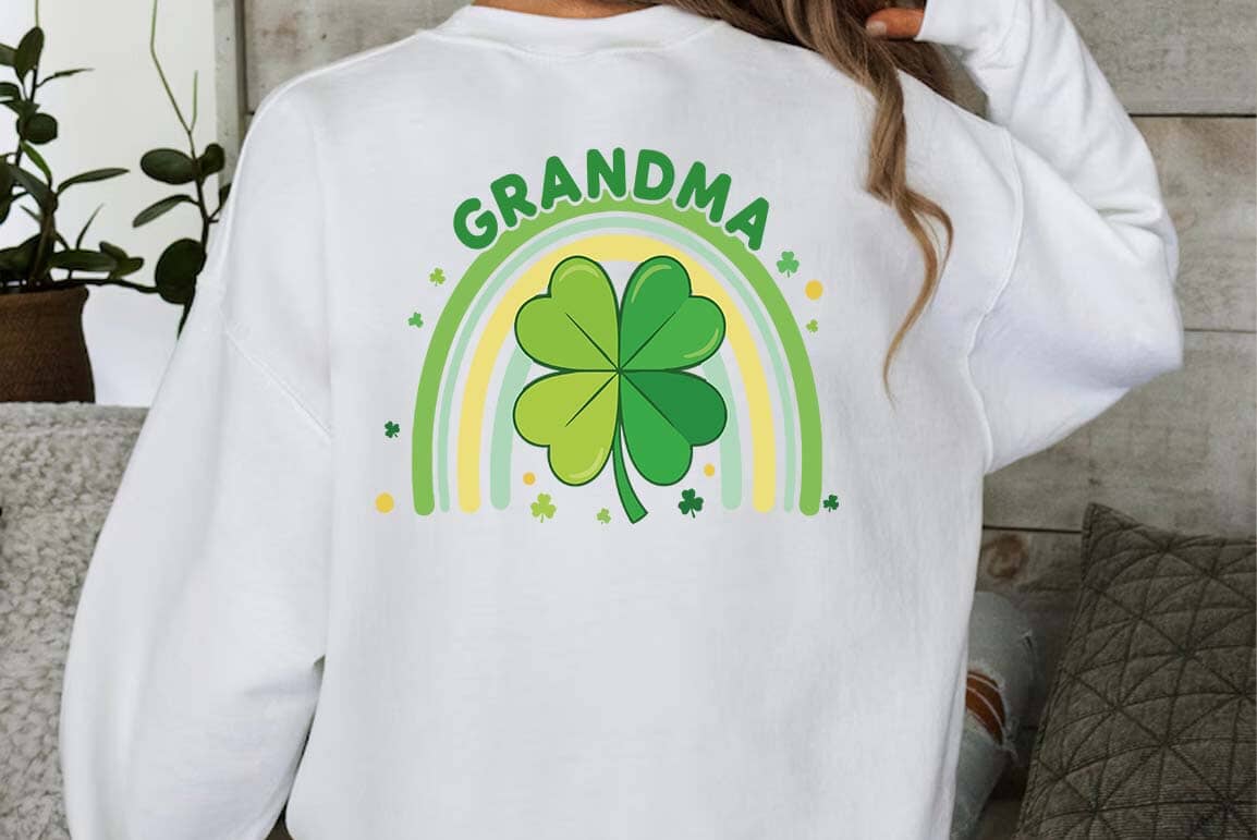 St Patrick's Day Quote Design, St patrick's Grandma,  Irish Boho - Image 2