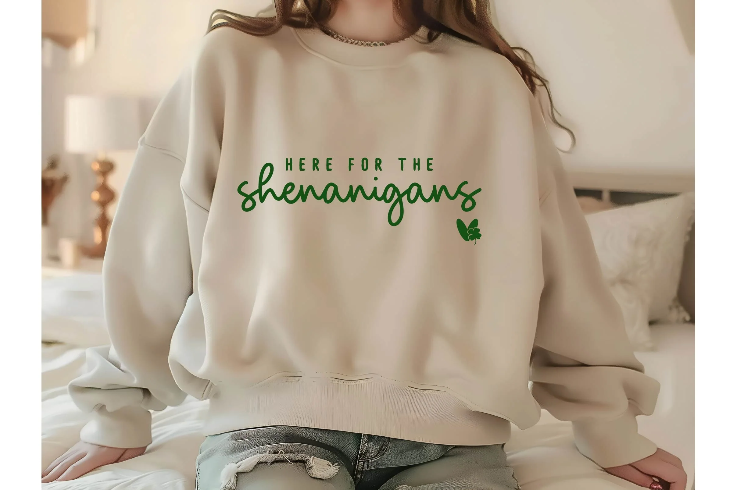 St. Patrick's Day Svg, Lucky Shamrock Shirt Design - Image 4