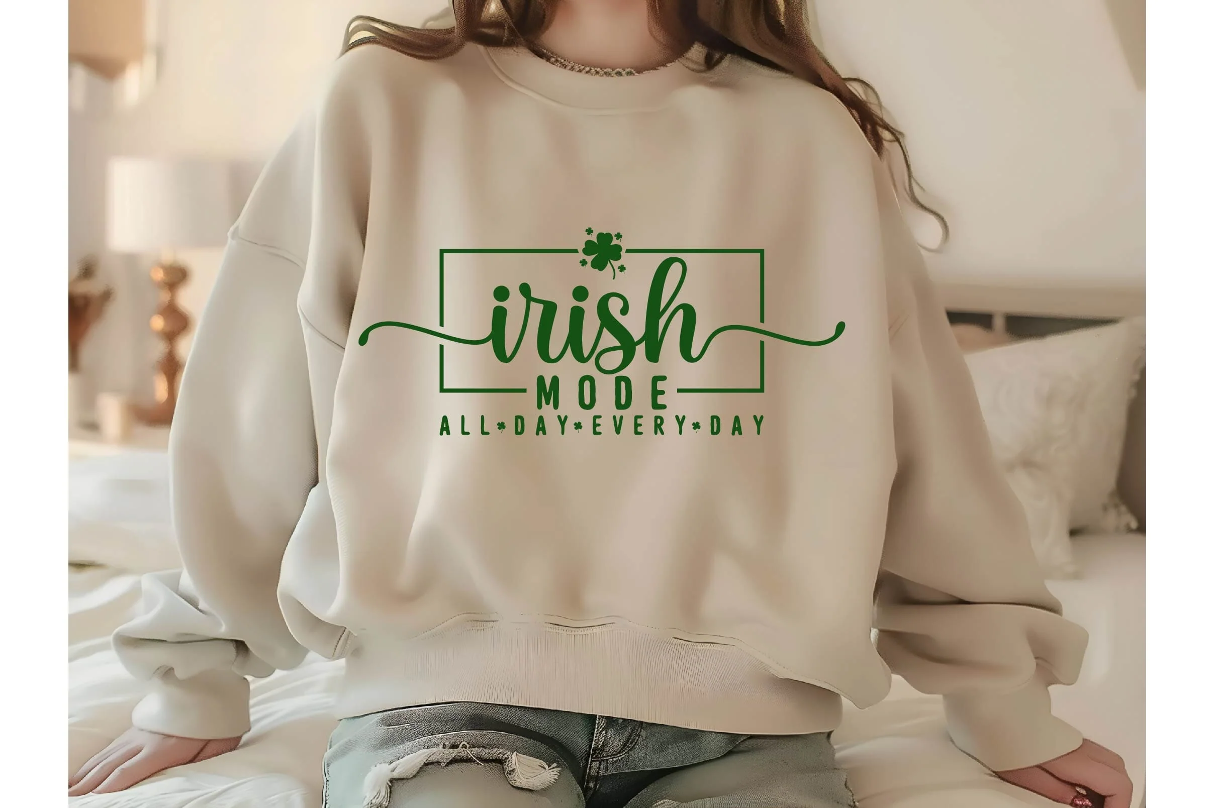 St. Patrick's Day Svg, Lucky Shamrock Shirt Design - Image 4