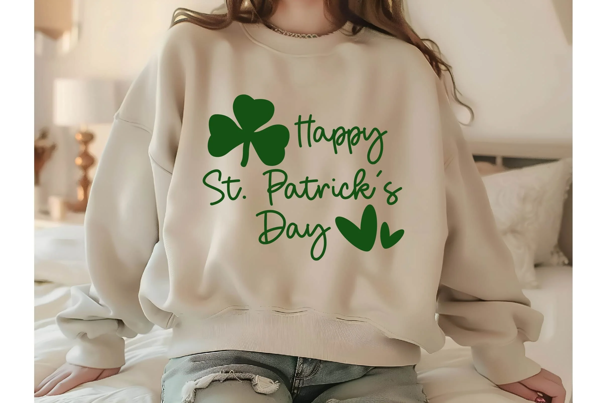 St. Patrick's Day Svg, Lucky Shamrock Shirt Design - Image 4