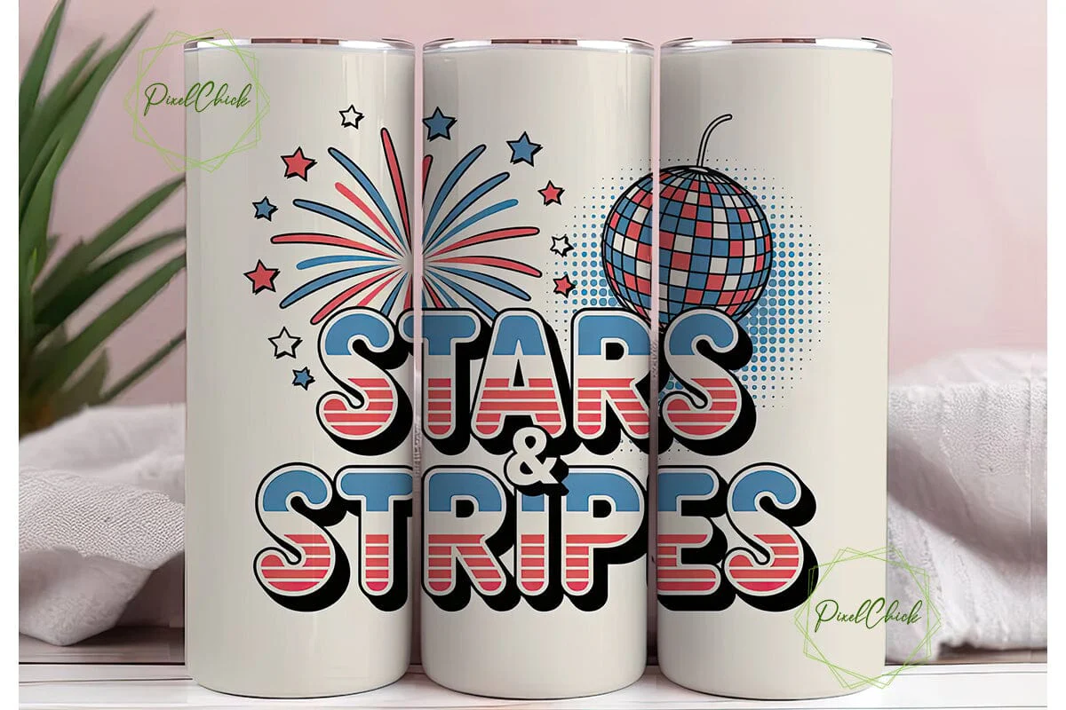 Stars & Stripes 20oz Tumbler Wrap