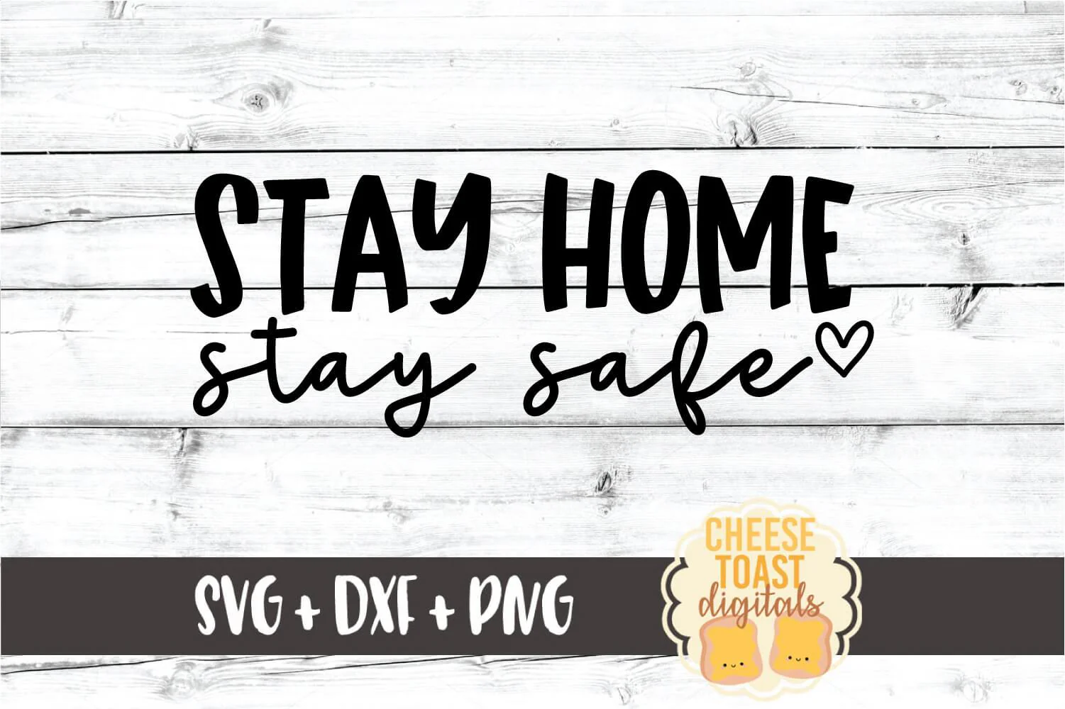 Stay Home Stay Safe - Social Distancing SVG PNG DXF Cut Files - Image 2