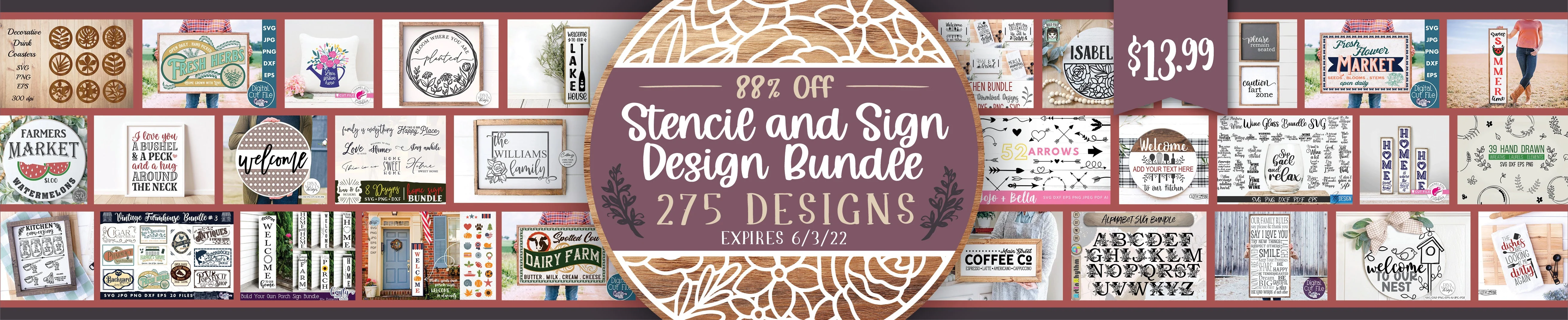 Stencil and Sign Design Bundle - Image 2