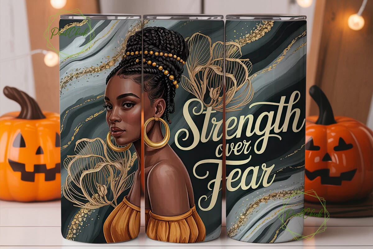 Strength Over Fear 20oz Tumbler Wrap - Image 2