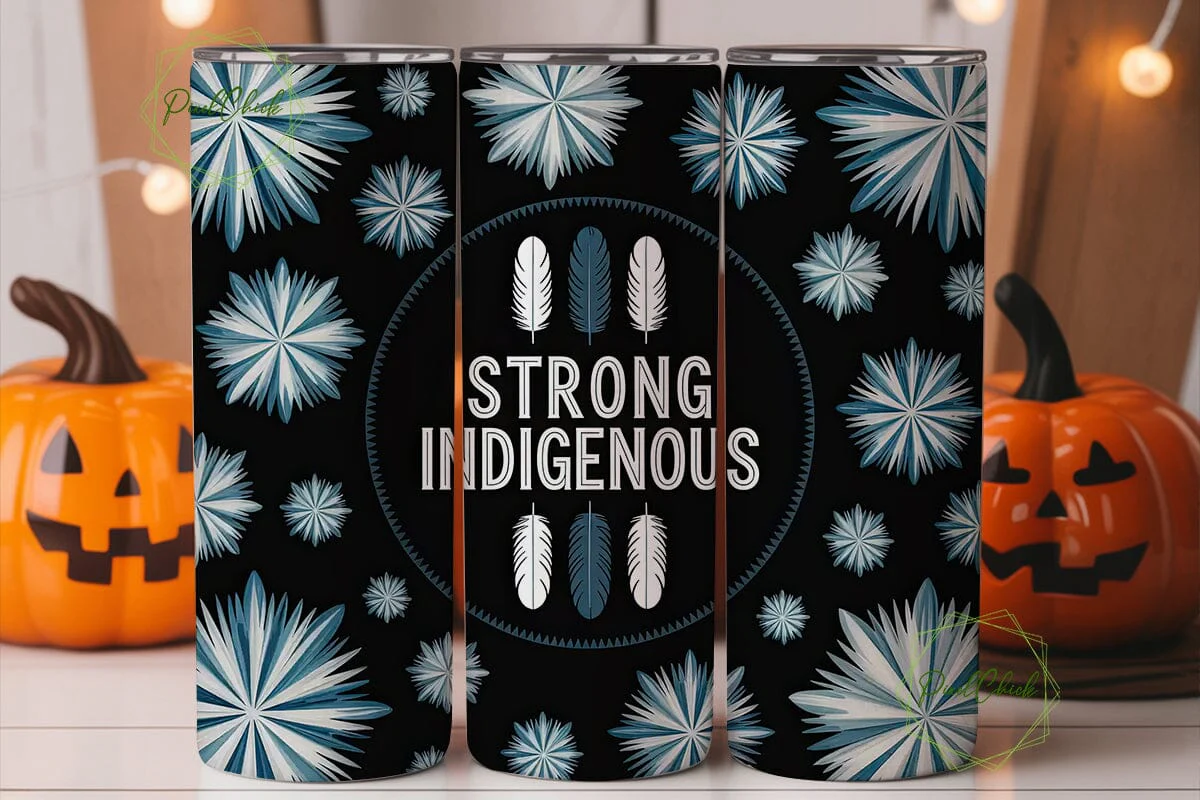 Strong Indigenous 20oz Tumbler Wrap - Image 2
