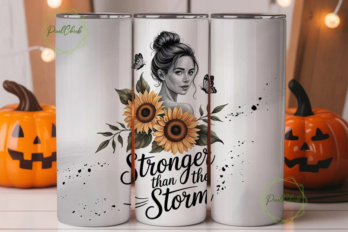 Stronger Than The Storm 20oz Tumbler - Image 2