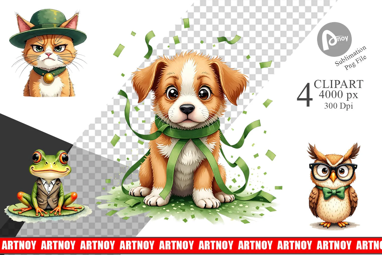 Sublimation Annoyed Retro Animals
