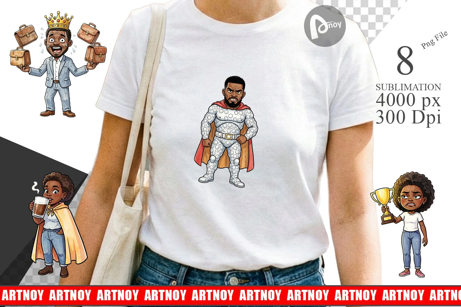 Sublimation Funny Black Excellence - Image 2
