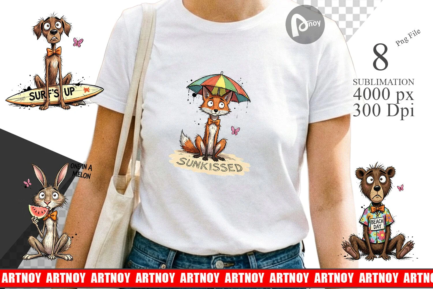Sublimation Funny Summer Quote Animals