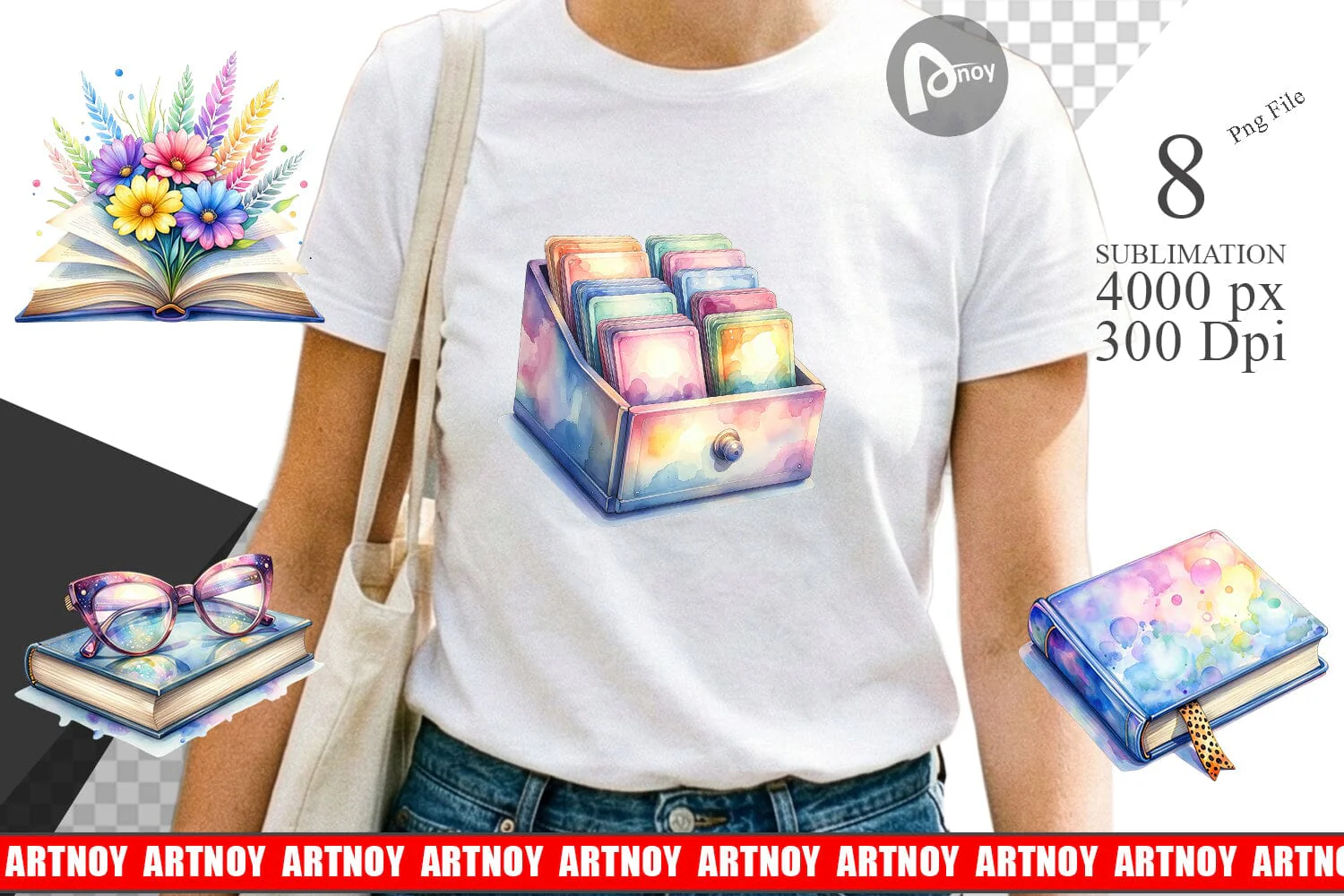 Sublimation Retro Teacher Books - Image 2