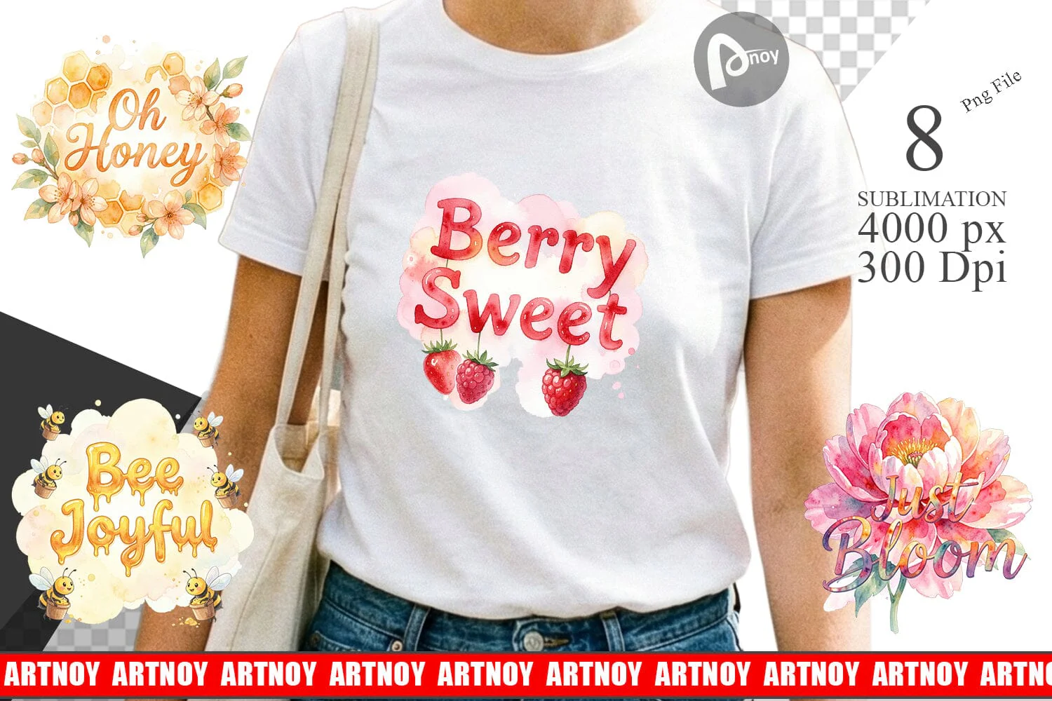 Sublimation Watercolor Funny Punny Garden Quotes - Image 2