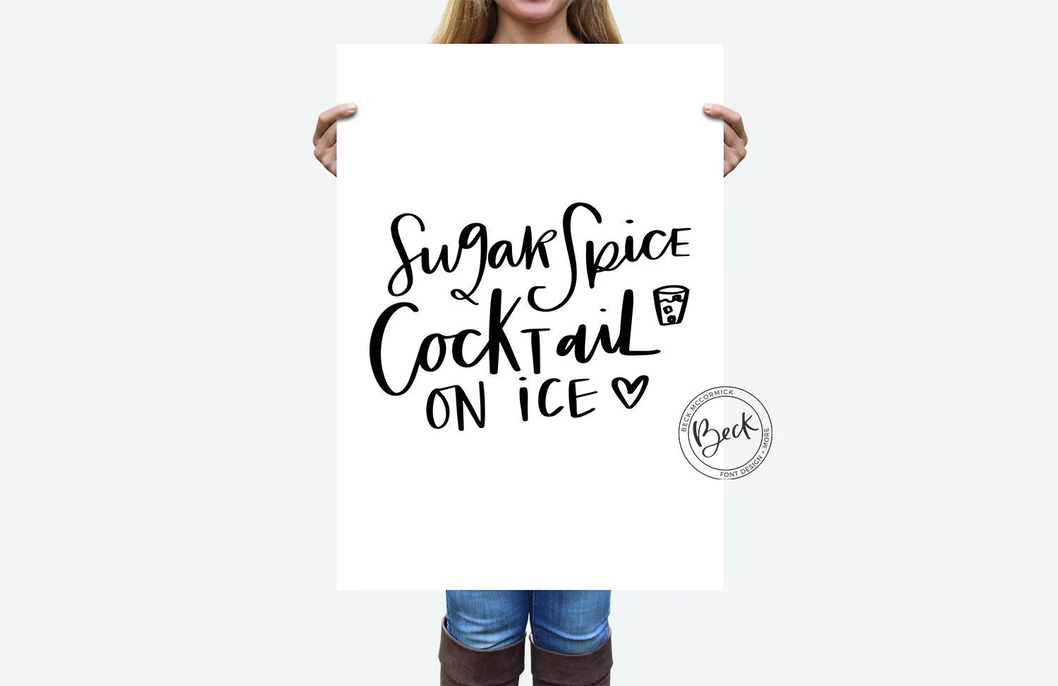 Sugar Spice Cocktail On Ice SVG - Image 2