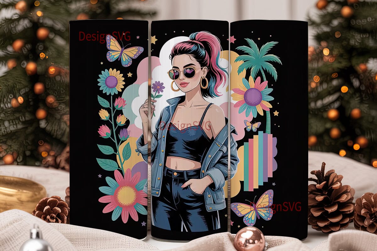 Summer Vibes 20oz Tumbler Wrap - Image 2