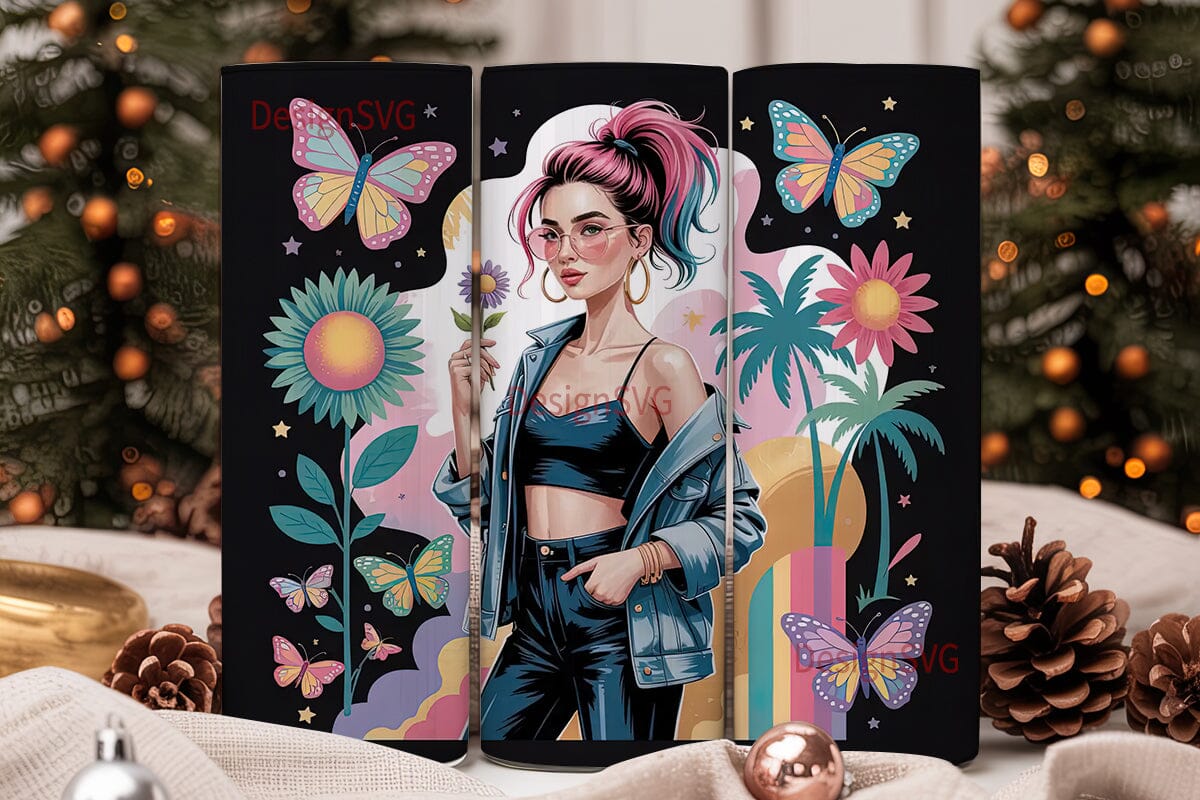 Summer Vibes 20oz Tumbler Wrap - Image 2