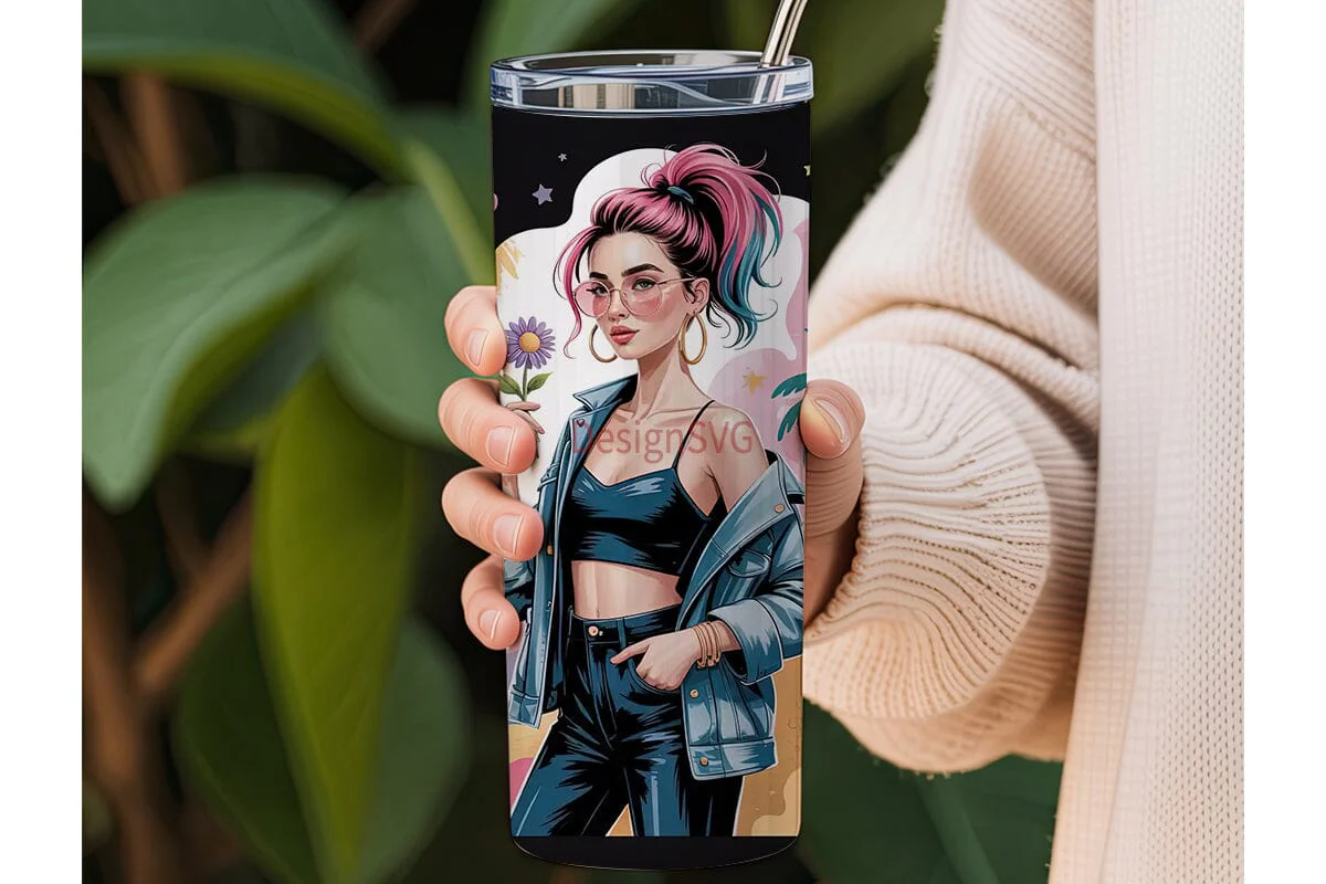Summer Vibes 20oz Tumbler Wrap - Image 3