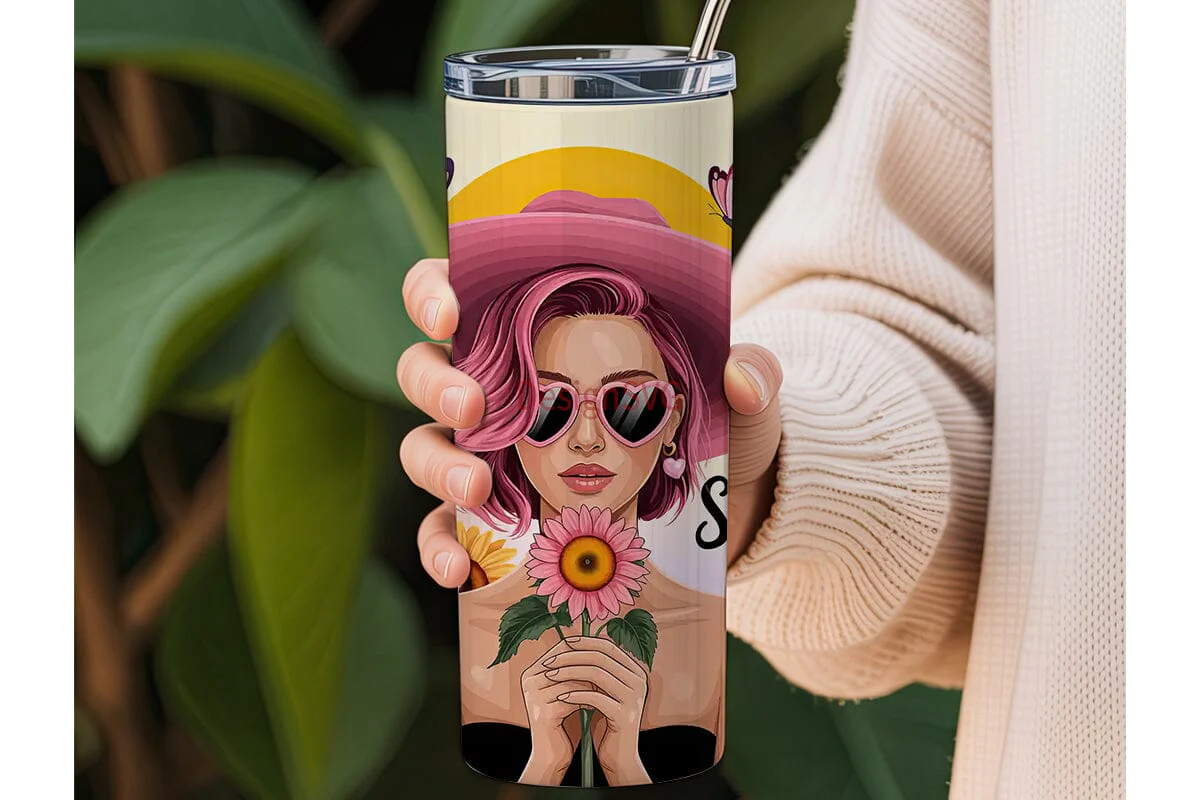 Summer Vibes 20oz Tumbler Wrap - Image 3