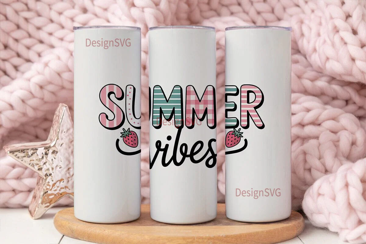 Summer Vibes 20oz Tumbler Wrap